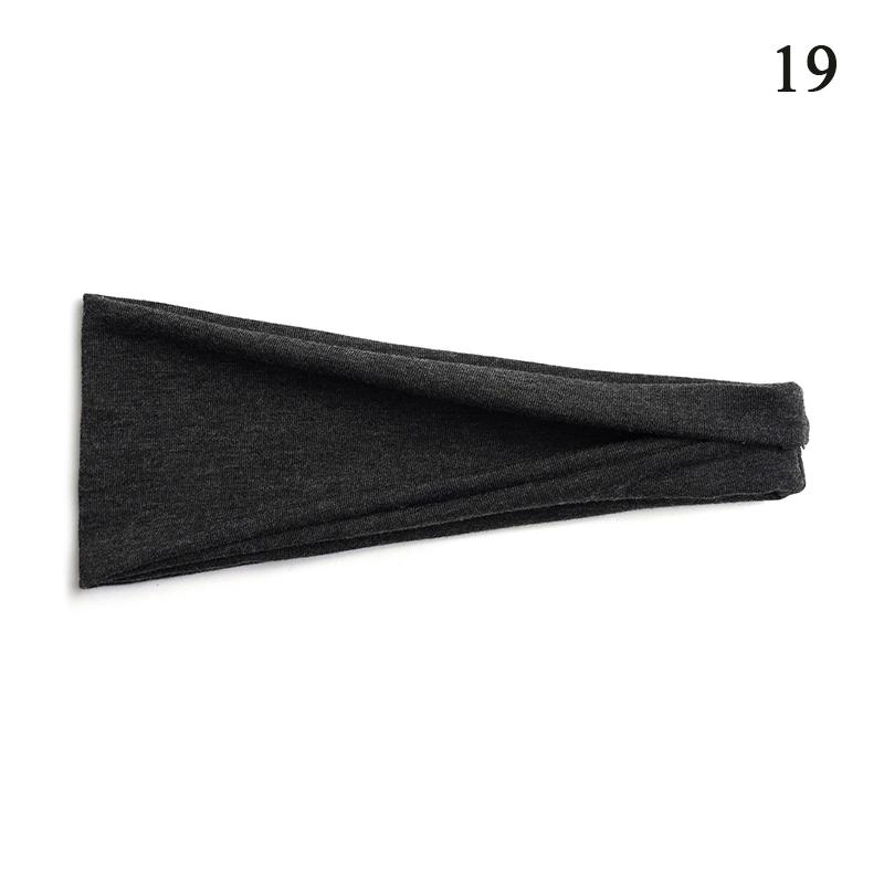 1 PC Women Headband Turban Solid Color Elastic Hair Bands Yoga Hairband Fashion Makeup Hair Hoop Hair Accessories