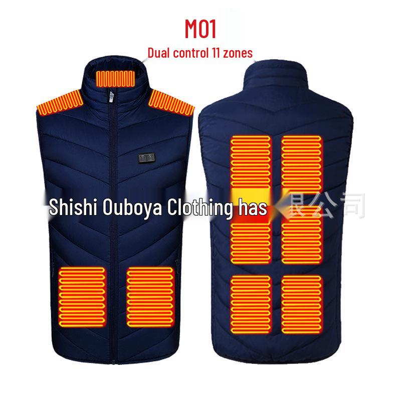 Unisex Heated Vest: Intelligent Temperature Control, Warmth-Retaining Winter Sleeveless Jacket