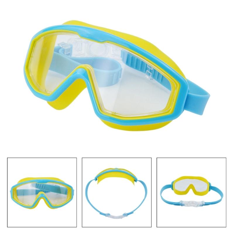 Kids Swimming Goggles, Kids Swim Goggles for Boys Girls Junior Children Age 3-16, Quick Release Strap Anti-Leak Goggles