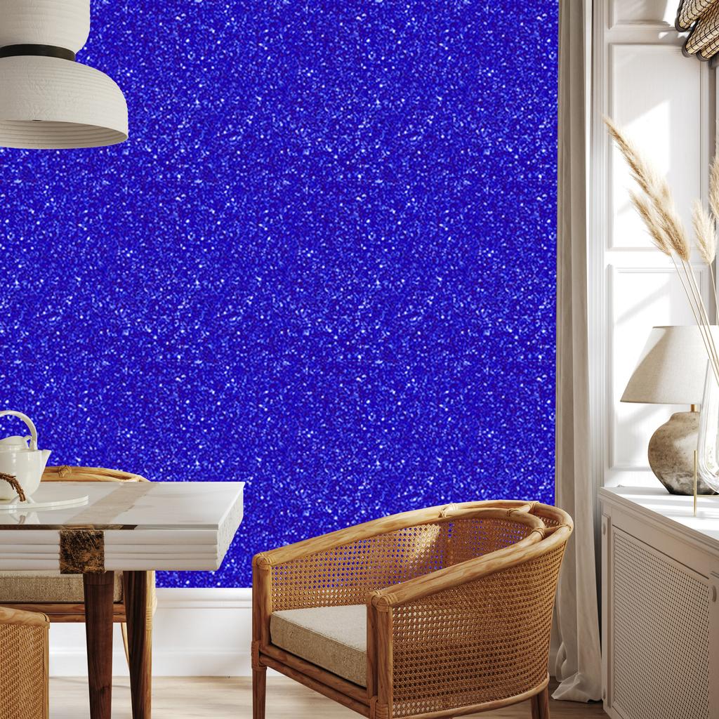Blue and purple glitter wallpaper, blue background for living room and bedroom 50x1000