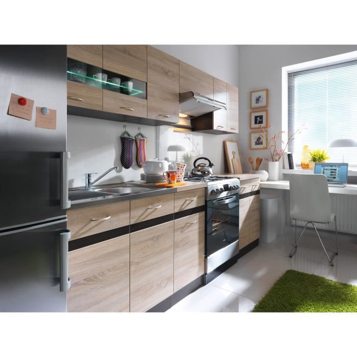 JUNONA Meuble haut 40 cm - 1 Porte - Chêne sonoma