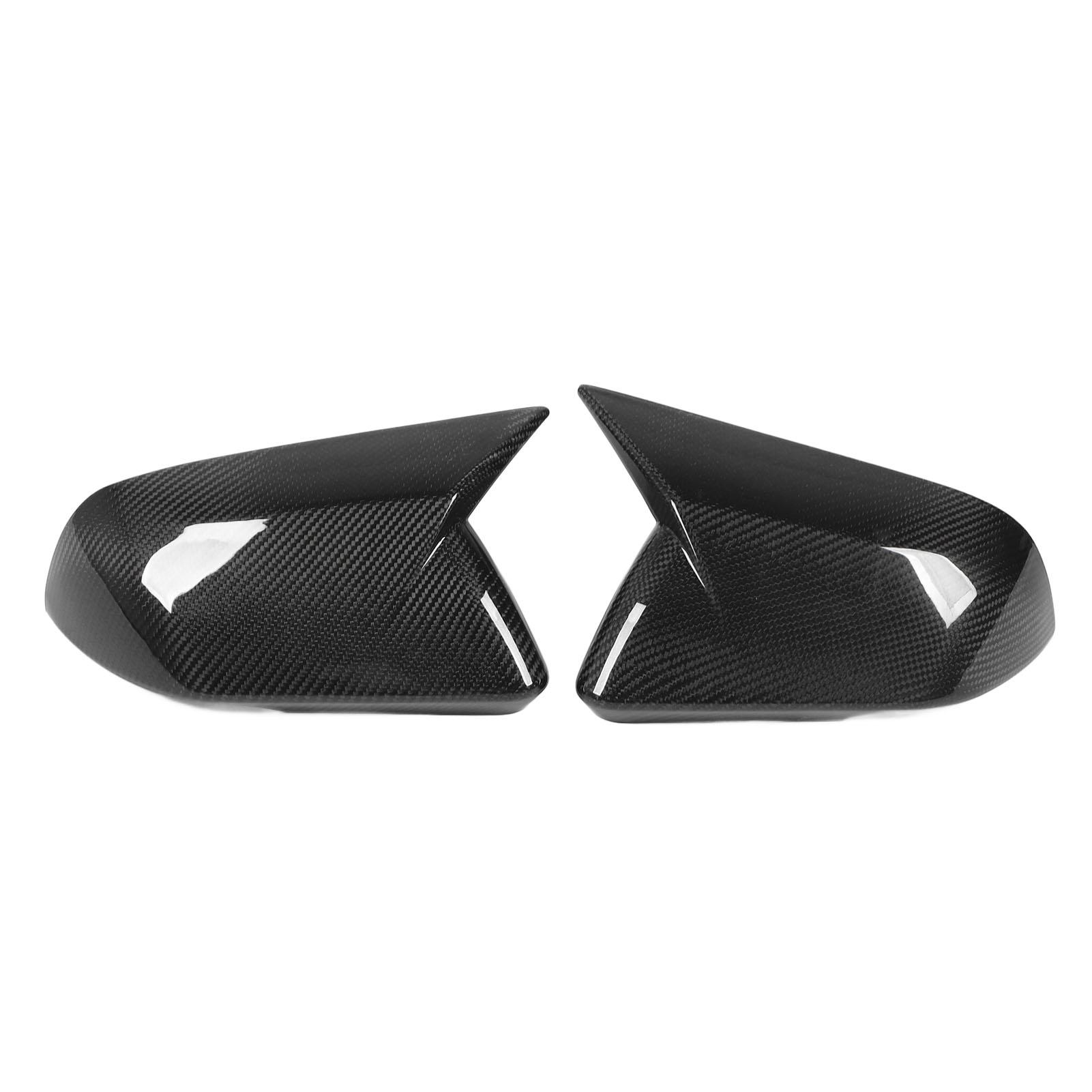 

1 пара накладок на зеркала из углеродного волокна в стиле бычьих рогов для боковых зеркал заднего вида автомобиля S550 2015 With Turn Signal Slot