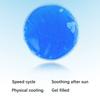 1Pc 7Cm Or 10Cm Round Shape Reusable Ice Cold Gel Pack Therapy Microwaveable Heat Pain Relief For Cold & Hot Therapy Bags