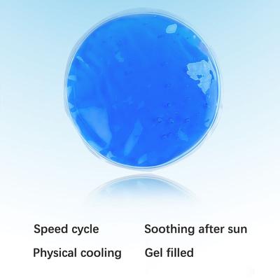1 Stück 7 cm oder 10 cm runde Form Wiederverwendbare Eis-Kalt-Gel-Packung Therapie Mikrowellengeeignet Wärme Schmerzlinderung Für Kalt- & Warmtherapie-Beutel