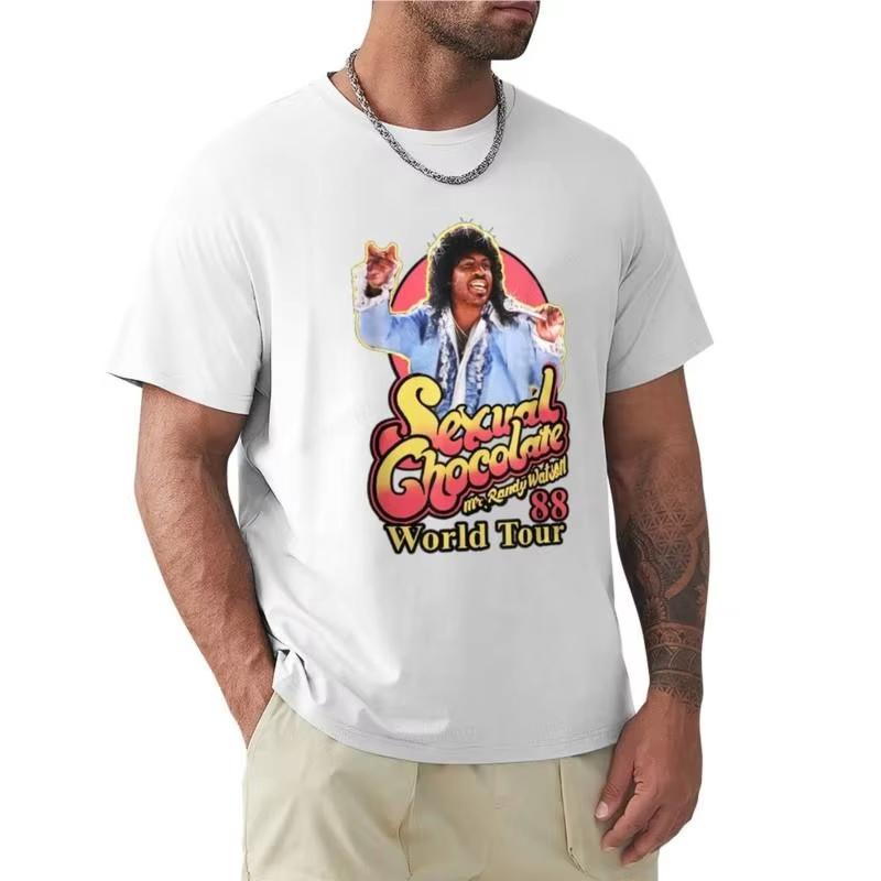 2025 new Randy Watson sexual Chocolate Coming 2 America TShirt cute clothes customized t shirts Anime tshirt men t shirts