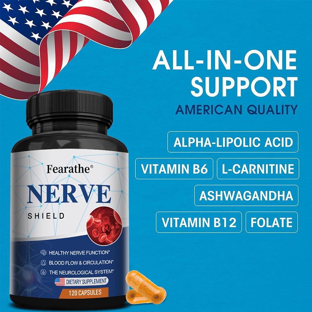 Neuroprotective capsules containing sulfur octanoic acid turmeric vitamin B120 capsules vegetarian capsules