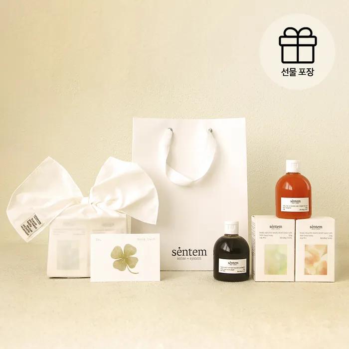 

Honey Wellness Gift 2 Pack with Card 6-flavor blend: apple cinnamon ginseng green tea ginger sesame mugwort tangerine Black sesame honey