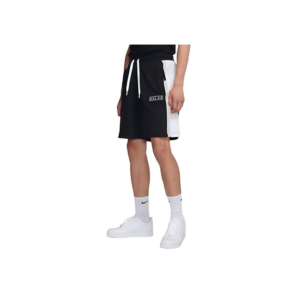 Nike Loose Drawstring Letter Print Striped Casual Shorts Men shorts Black BV3600-010