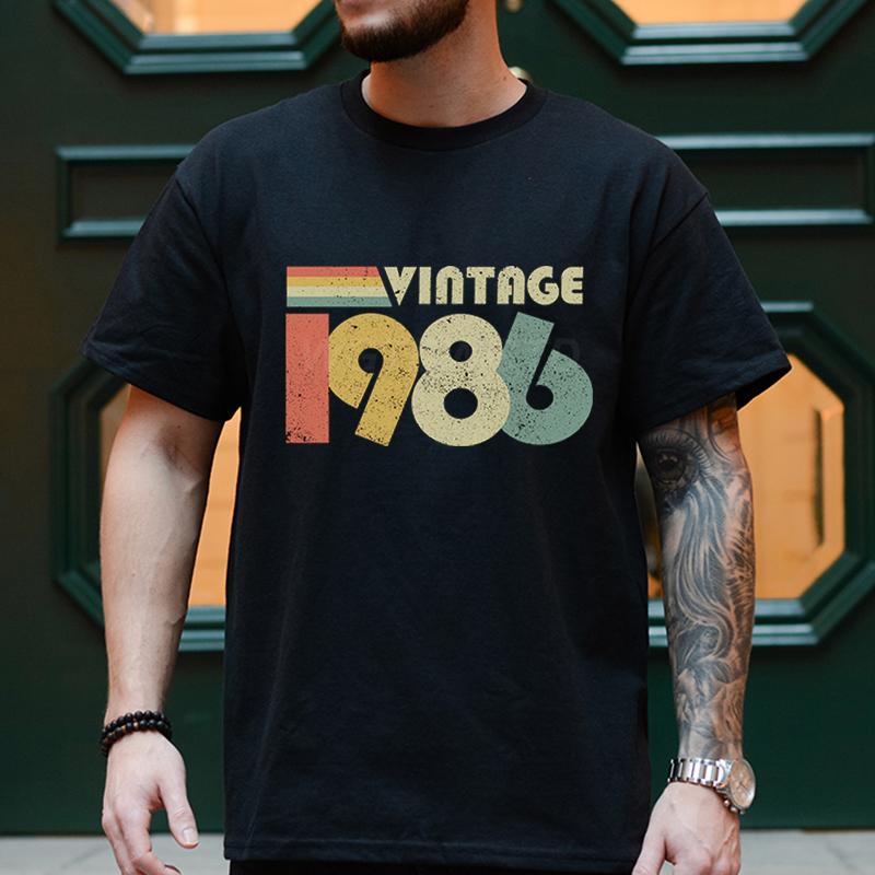 Made in 1980 45st Birthday Tshirts 1980 To 1989 Legend Classic Tops Vintage 1985 40th Birthday Gift Summer Unisexs Tshirts Tops