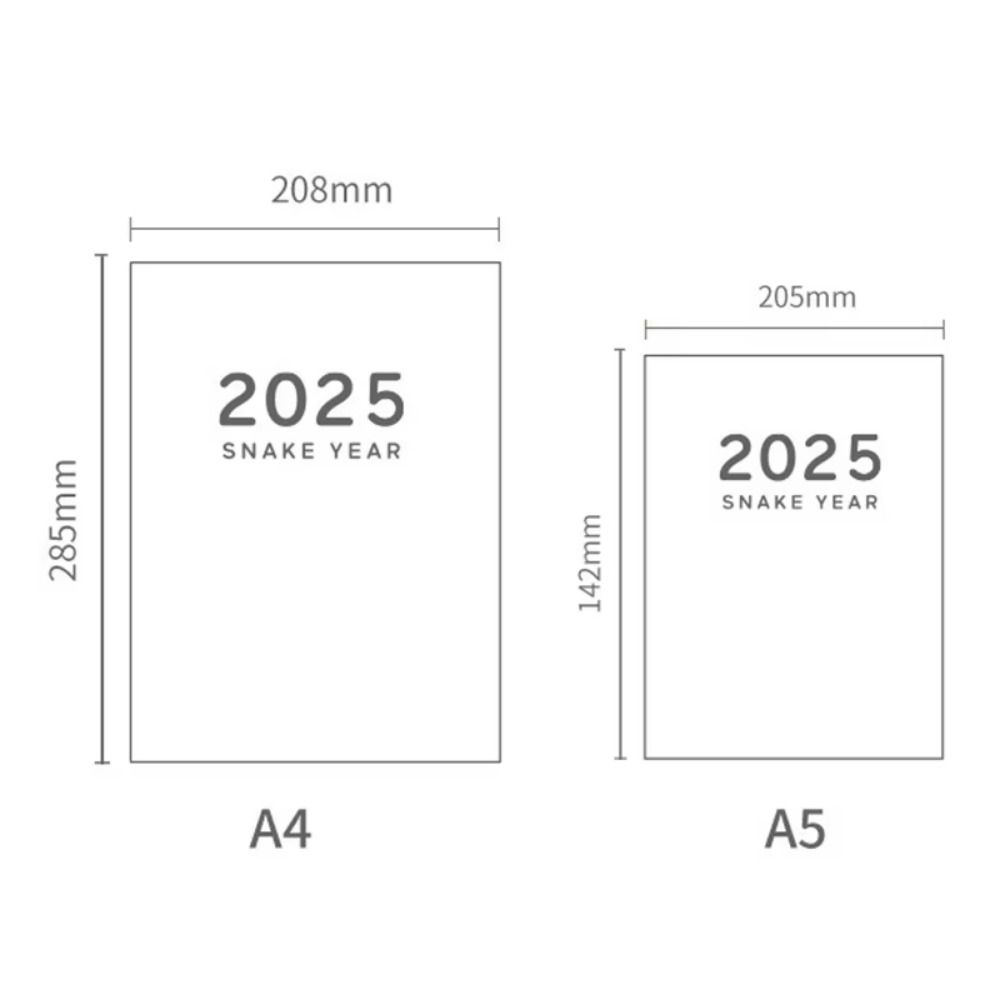 Thick Paper Day/Week/Year Agenda Planner Notepad 84 Pages Datebook  To Do List