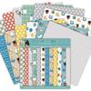 6-inch DIY Photo Album Background Paper - Single-sided, 12 Unique Designs (1 Sheet/Set)