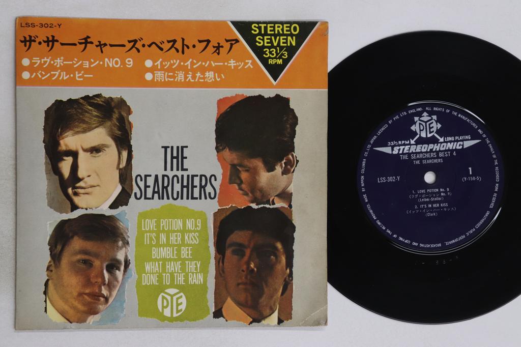 7inch Record SEARCHERS - Searchers Best 4 LSS302Y PYE 1965 Japan Rock Used