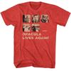 Hammer Horror Dracula Risen Red Heather T-Shirt