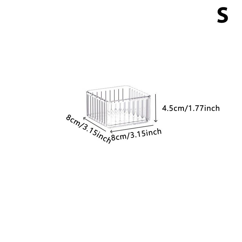 Коробка для хранения нейл-арта прозрачная держатель для органайзера пустая коробка для показа украшений изысканный чехол для демонстрации накладных ногтей 474₽