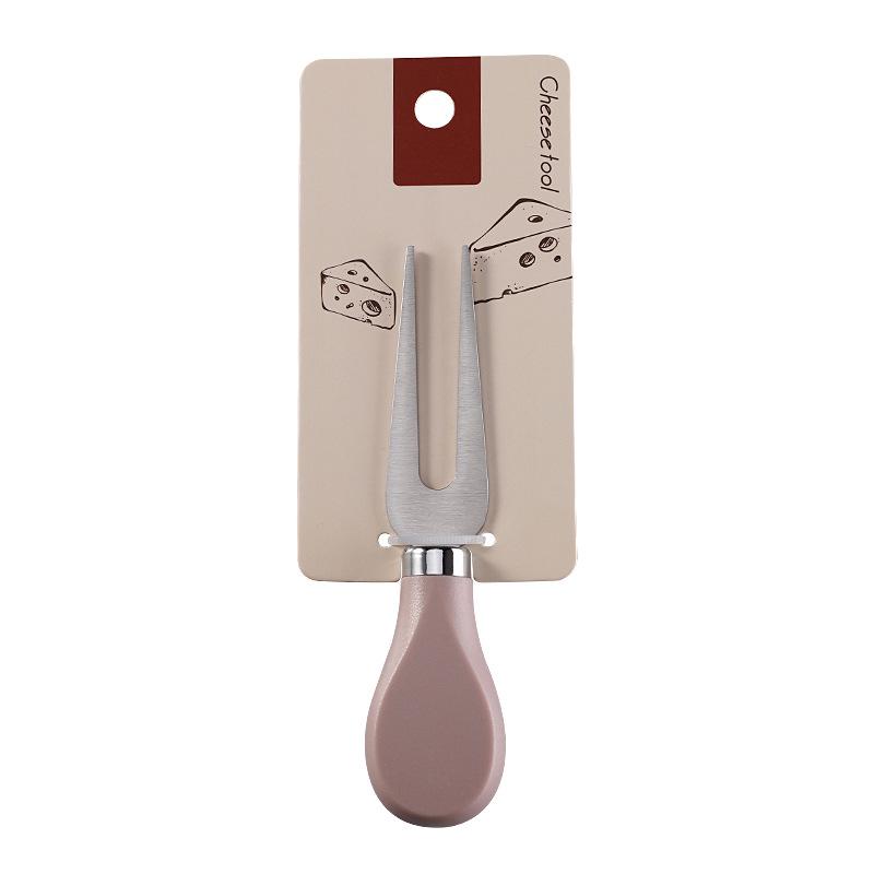 6-Piece Stainless Steel Cheese Knife and Fork Set - Western Style Cutlery