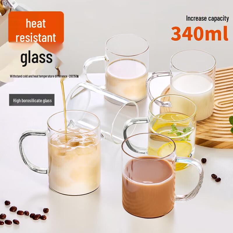 Zhuopu Heat-Resistant Glass Teacups (6-Pack)