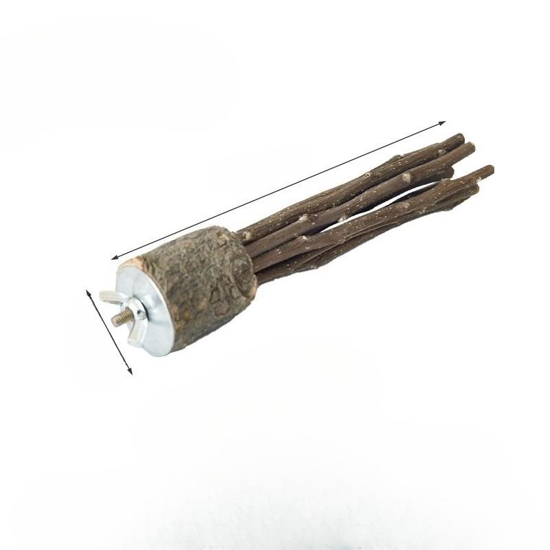 Hamster Toys, Rabbits, Guinea Pigs, Hamsters, Natural Wood Teething Sticks, Totoros Standing on Sticks, Gnawing on Branches, Hamster Landscaping