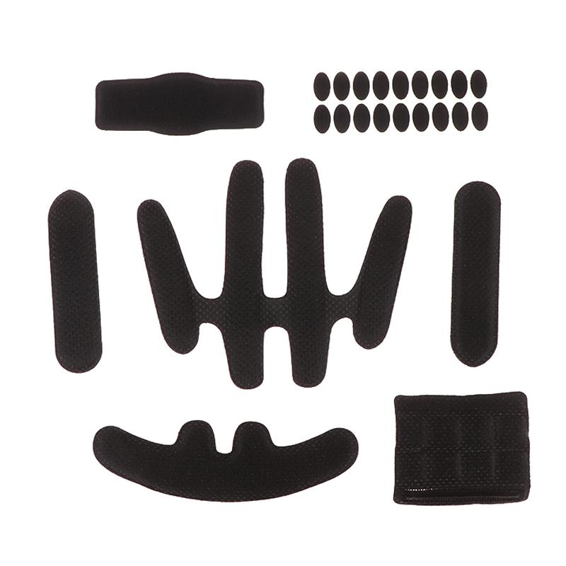 

1 комплект сменных пенопластовых накладок для шлема, быстросохнущий, универсальный, для защиты шлема мотоцикла, велосипеда, для улицы чёрный