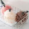 Sfere di spugna da bagno in rete morbida Spazzola per pulizia in nylon Soffio per doccia Detergente per il corpo Scrubber esfoliante Sfera da bagno Forniture per il bagno