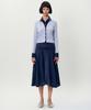 Meibeoyu Betti Flare Skrit _ Navy