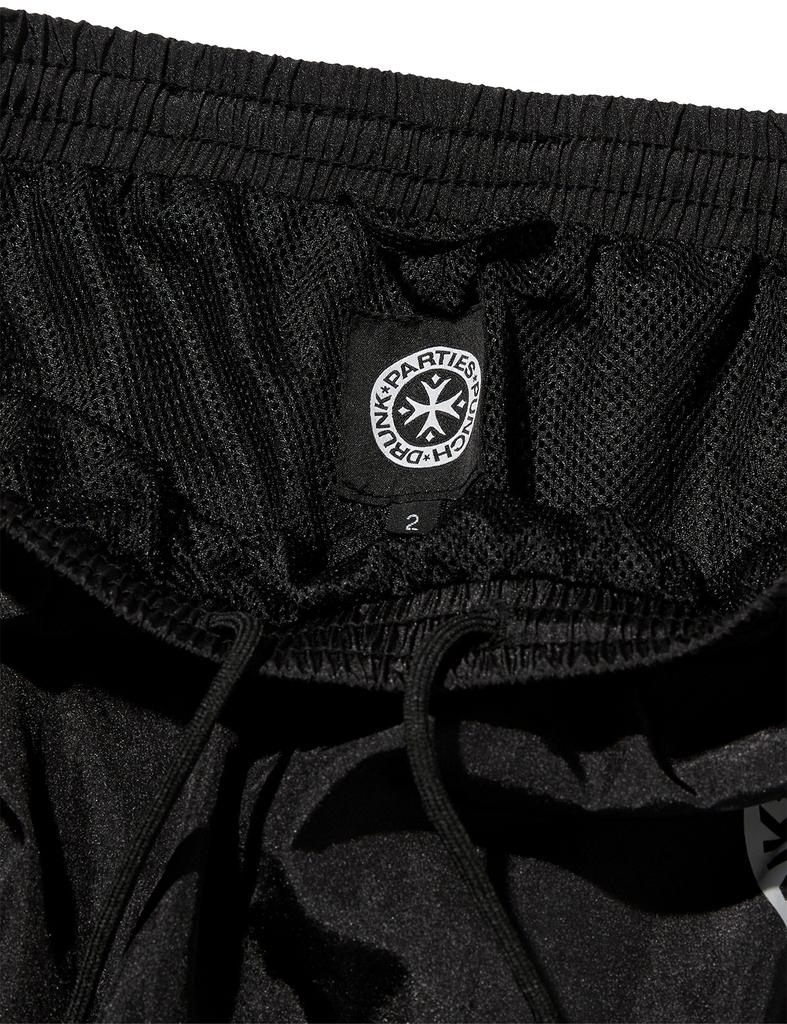 PUNCH DRUNK PARTIES Ghostmark 2-Way Wind Pants (Black)