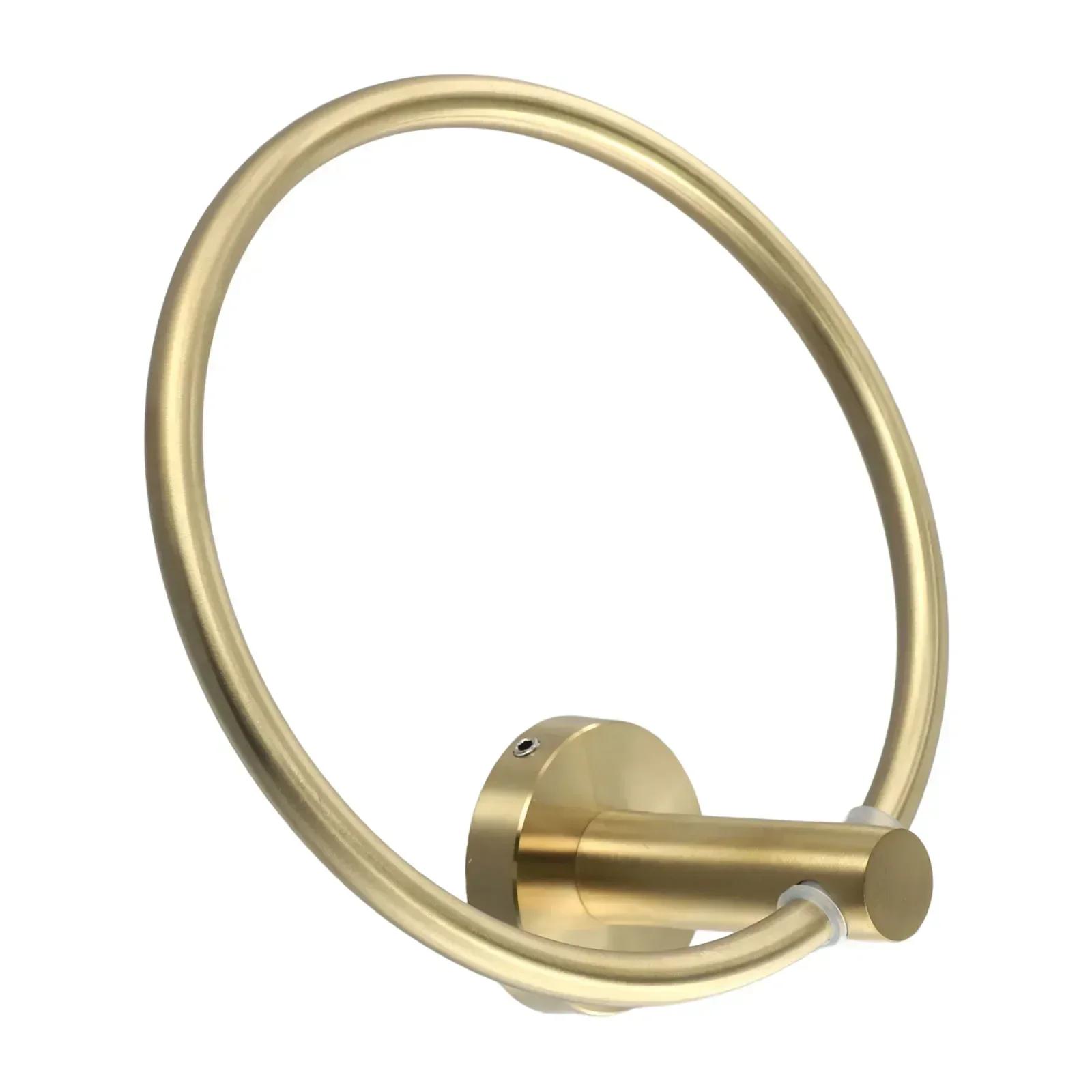 

Golden Bathroom Towel Ring Holder, Wall Mount, Stainless Steel Construction, Easy Installation, Elegant And High End Look China Mainland