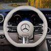 Leder Lenkradabdeckung für Mercedes Benz G500 A180 W204 W205 W210 GLC W212 W124 W219 W203 W202 W447 W169 Zubehör