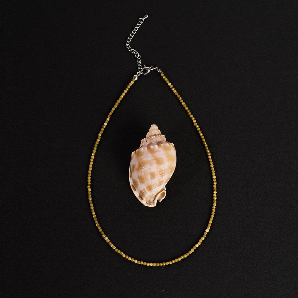 [Hei]Yellow Opal Necklace
