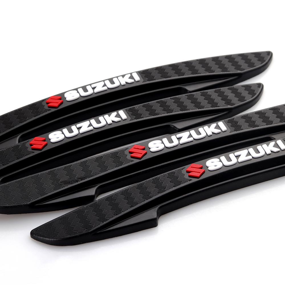 4PCS Auto Anti Collision Strips Car Door Edge Protector Stickers For Suzuki Grand Vitara Samurai Gsx S750 Vstrom 650 Jimmy Alto