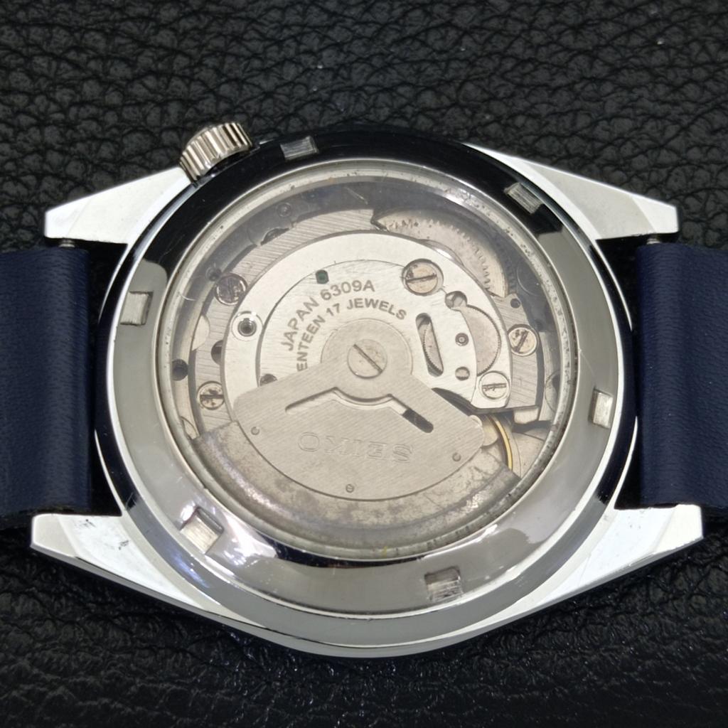 AUTOMATIC VINTAGE SEIKO 5 REFURBISHED JAPAN MENS BLUE COLOR DIAL WATCH a440576-9 Sk-a440576-1