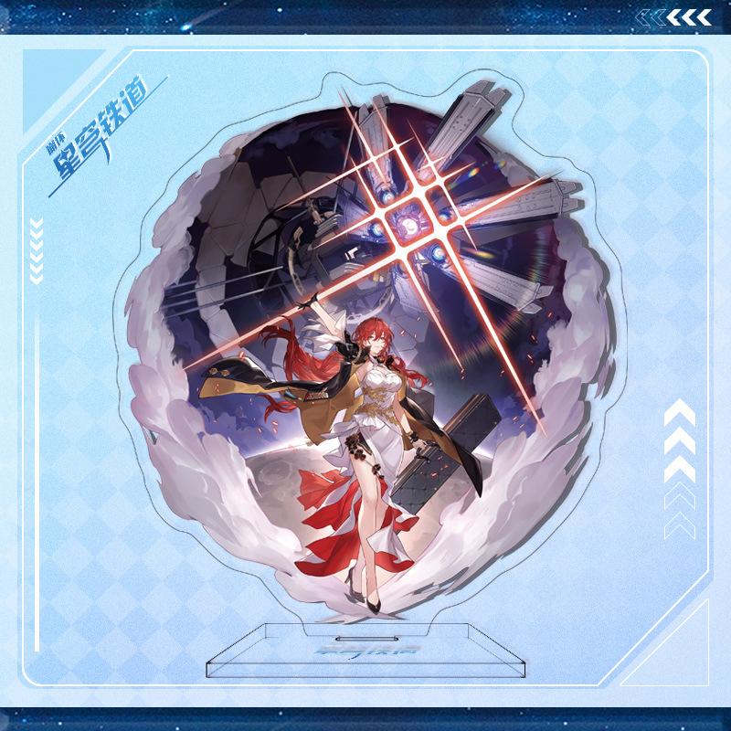Spiel Honkai: Star Rail Stand Model Plate Perimeter 7. März Dan Heng Himeko Arlan Bronya Rand Figures Standee Brand Desk
