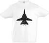Jet II Silhouette T-shirt Enfant Garçon Pilote de Chasse Pilote Avion de Chasse Avion-