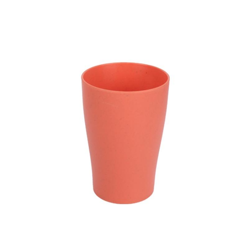 Kelímek s rovným brčkem z pšeničné slámy, Domácí kelímek na ústní vodu, Kelímek na čištění zubů, Plastový kelímek, Mycí kelímek do studentské koleje