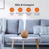 Wood Grain Air Humidifier Ultrasonic Mini Mist Maker Personal Mist Air Purifier  Dorm Room Use