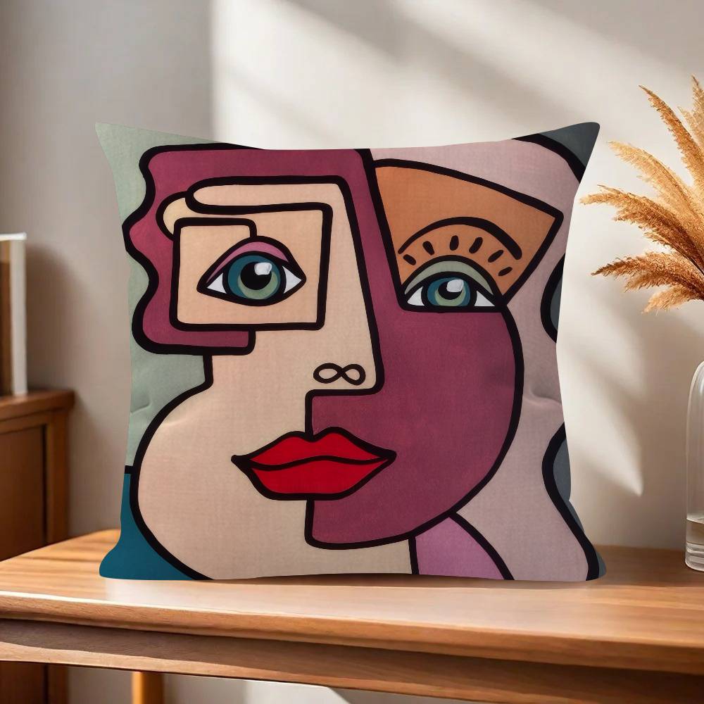Schilderij kunst Picasso Kussen Kussenhoes Decoratief Kussen Bank Huisdecoratie hoes kussenslopen