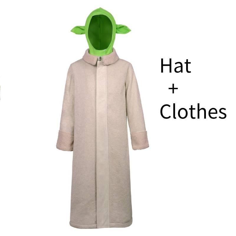 

Star Yoda Baby Cosplay Costume Halloween Stage Outfit Adult,XL