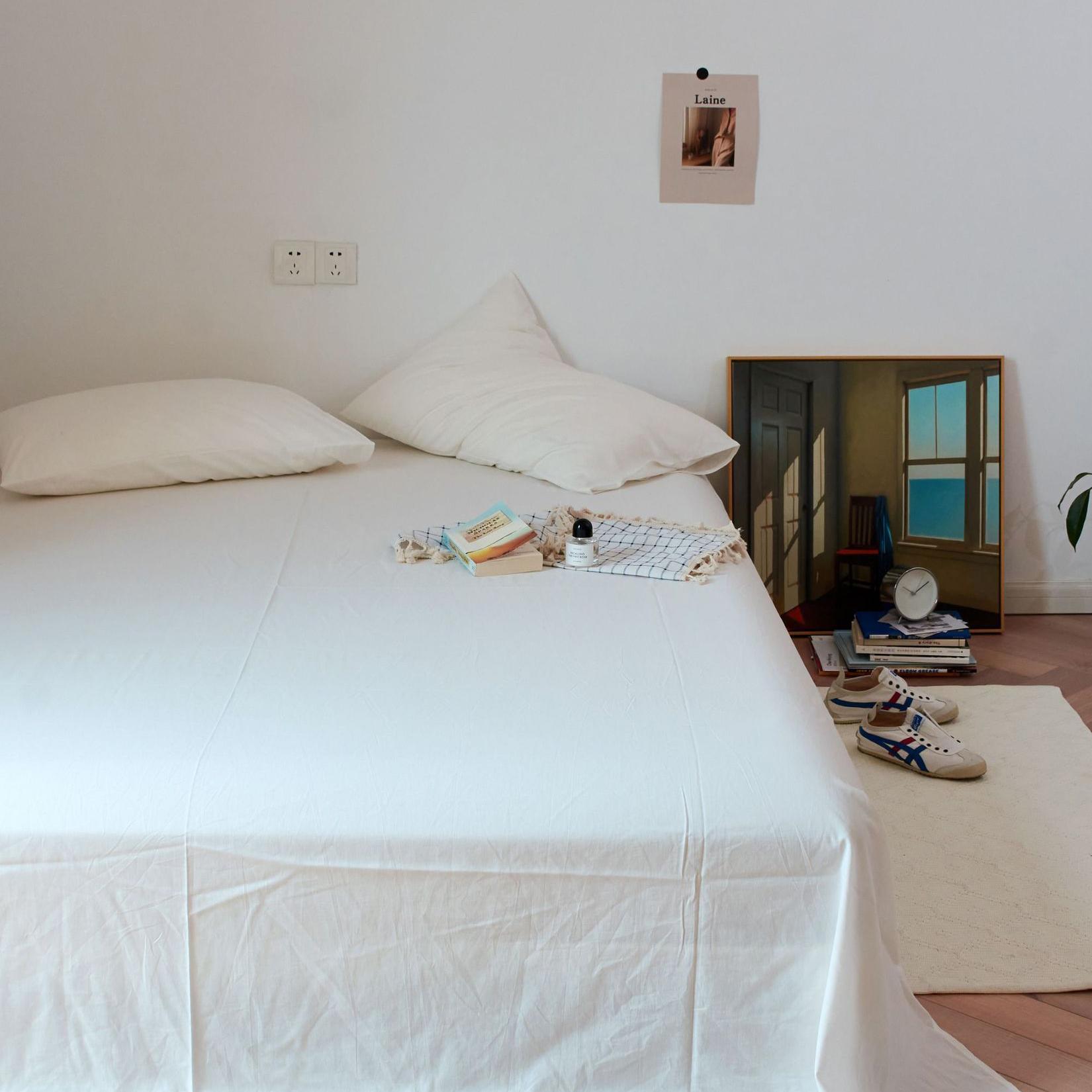 

Високоякісна постільна білизна зі 100% бавовни, цілісна домашня білизна, без сколів, без зміни кольору, без наволочки 160x230cm