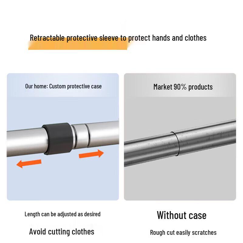 Bo Yi Duo Floor Folding Retractable Stainless Steel Clothes Drying Rack