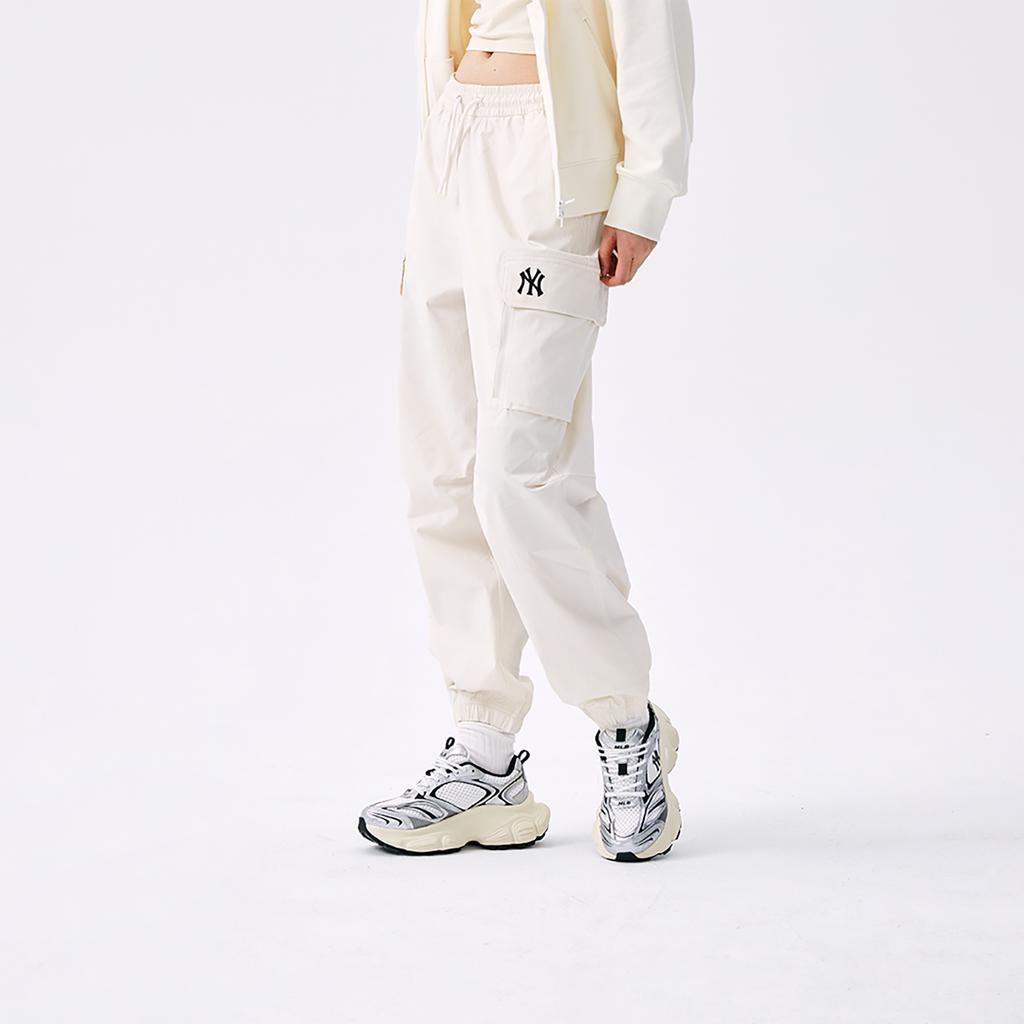New MLB New York Yankees Casual Pants Unisex Hemp Cream 3AWPB0151-50CRM