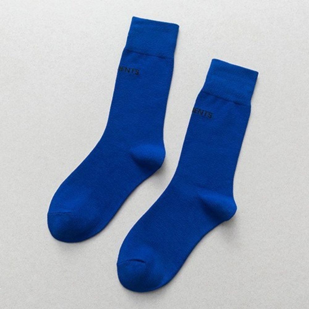 Calzini a coste colorati in cotone sportivi lunghi calzini moda streetwear