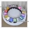 Balloon Accessories: 500-Yard Embossed Colored Ribbon, Metallic Balloon String, and Tying String.