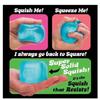 Schylling Needoh Nice Cube -Stress Relief Squishy Toy, Sensory Toy, Cube Squeeze Ball, Vent Toy, Kids Gift, Red Purple Blue, Sn