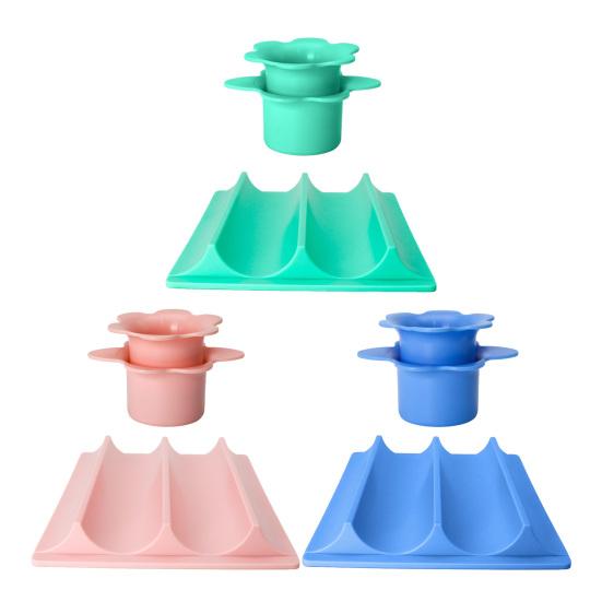 Cake Pop Cutter with Tray Round Cake Pop Mold 1.75" High-Capacity Dual-Cavity Tray Easy-Clean Cookie Mold Kit for Kitchen Bakery