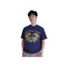 Onitsuka Tiger Graphic Comfortable Versatile Casual Short Sleeve T-Shirt Unisex tops Navy-Blue 2183B458-400