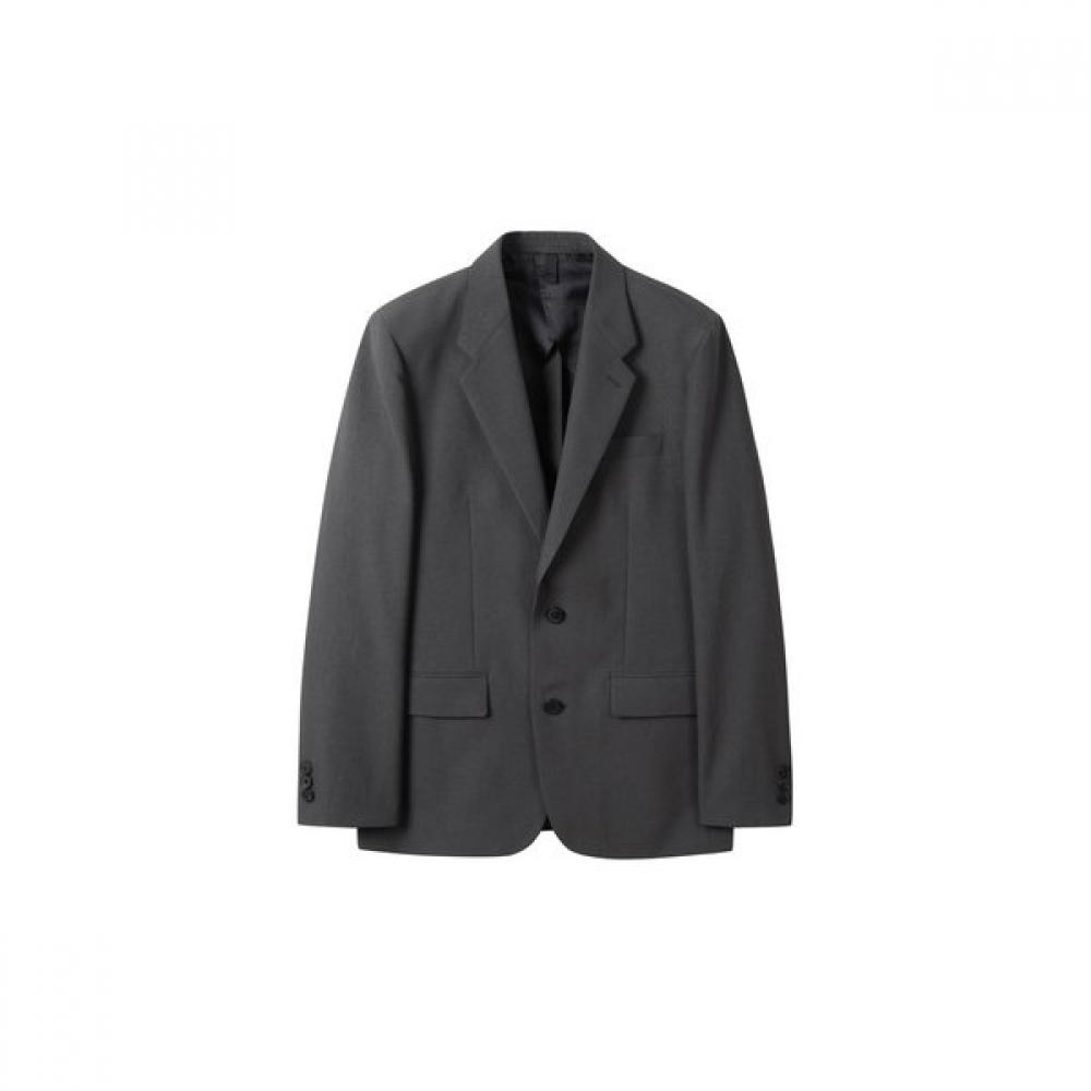 Customellow Серая приталенная костюмная куртка Cwjam25402gyd 100