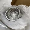 Glass Shell Glass Dish Mini Dish Cheese Dessert Cakes Plate Jewelry Storage Tray Simple New Style Plate