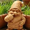 Статуэтка Гнома на Стол, 3D Печатная Фигурка, Мультяшная Статуэтка Ковыряющая в Носу, Фигурка для Раскрашивания DIY, Скульптура Гнома для Декора Дома и Офиса, Игрушка