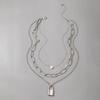 Accessories, Creative Popular New Products Versatile Punk Metal Heart Love Lock Necklace Clavicle Chain