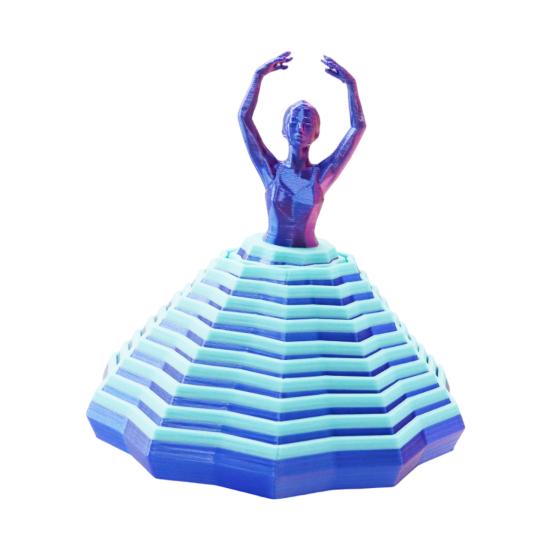 Ballet Dancer Fidget Toy, Spinning Ballerina Figurine, 3D Printed Stress Relief Toy for Office Home Desk Ballet Lovers Gift Anxiety Relief