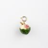 18K Gold-Plated Skull Stainless Steel Pendant for DIY Fruit Snack Series – Women's Edition